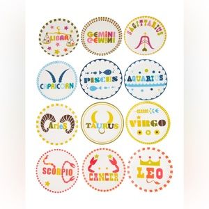Jonathan Adler Porcelain Zodiac Coasters